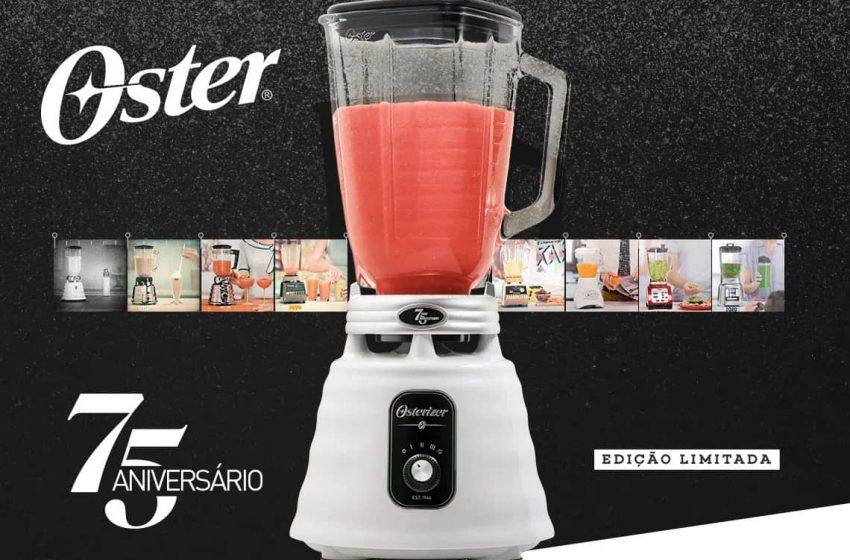  Oster® lança edição limitada para comemorar os 75 anos do liquidificador Osterizer