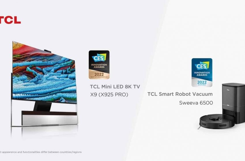  TCL 8K OD Zero Mini TV LED e Smart Home Appliance recebem prêmios de inovação CES 2022