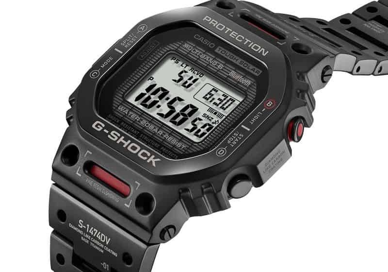  G-SHOCK lança GMW-B5000TVA de titânio revestido de carbono com características de resistência similar ao diamante