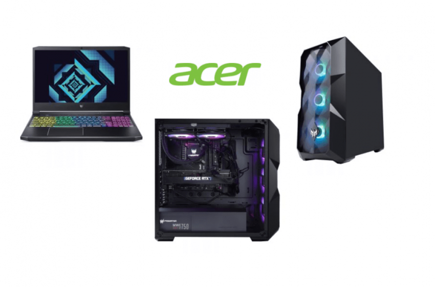  Acer do Brasil indica modelos de computadores para atualização de setup gamer