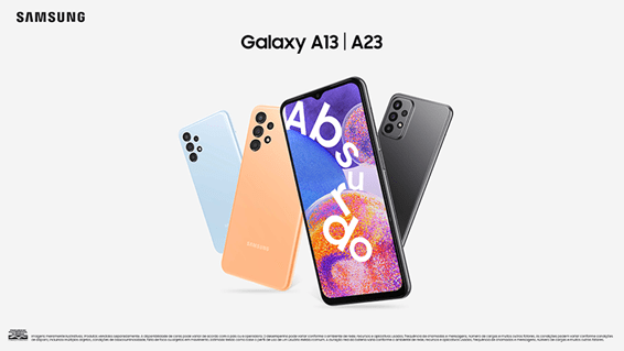  Samsung apresenta Galaxy A13 e A23 no Brasil