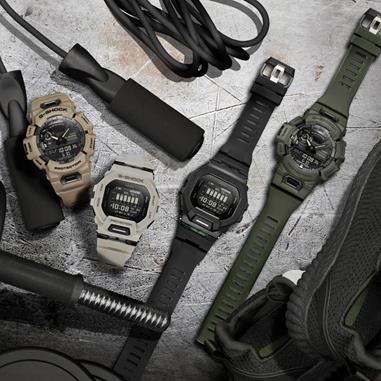  G-SHOCK adiciona mais quatro modelos em cores urbanas à sua linha G-SQUAD de relógios esportivos