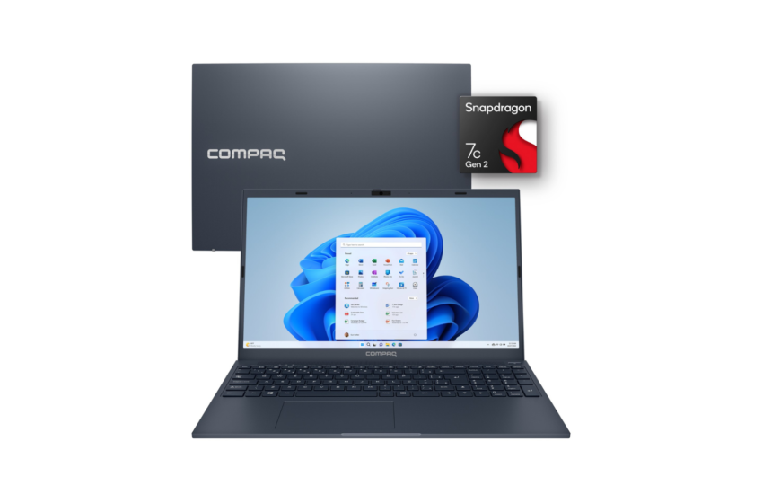  Compaq lança notebook com bateria que dura até 15 horas